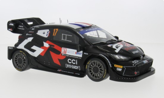 Toyota Yaris Rally1 No.17 Rally Croatia 2024 Ogier/Landais - 1:18